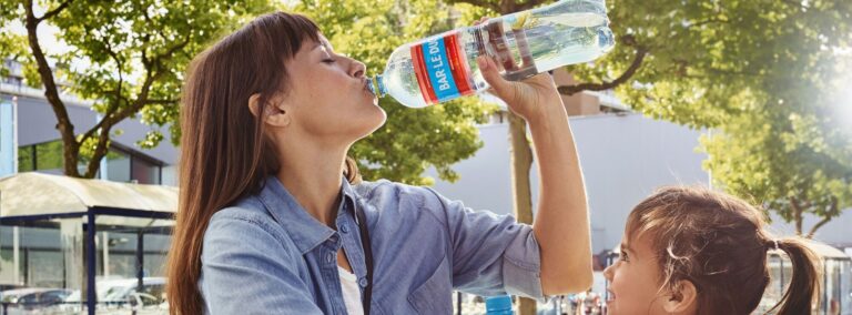 Bottles which are made from 100 percent rPET